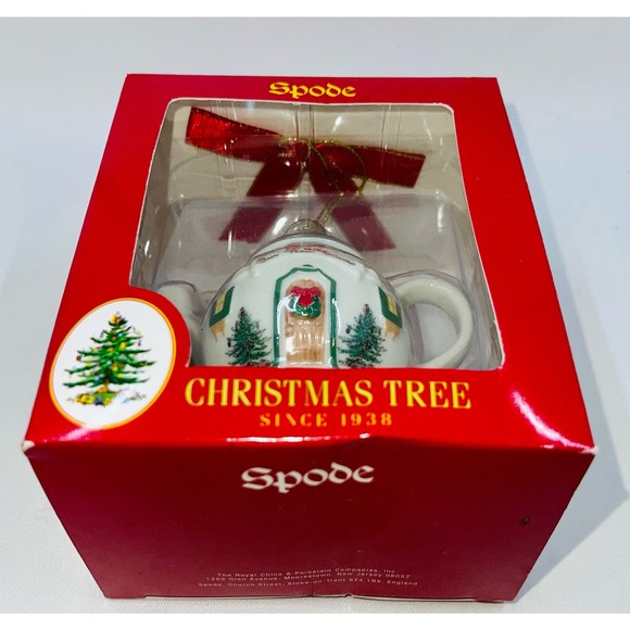 Spode Christmas Tree Signature Ornament 2003 Our Home Teapot House - Picture 4 of 8